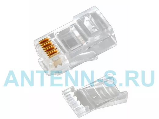 Джек RJ-45 8P8C CAT 6 (со вставкой) REXANT