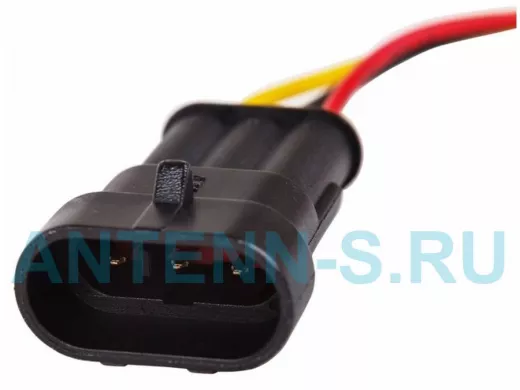 DJ7041-1.5-11 автомобильный разъем штекер с проводом 20 см  (4-контактный)