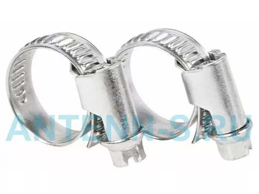 Хомут червячный цинк  12-20 мм 