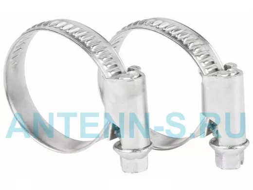 Хомут червячный цинк  20-32 мм 