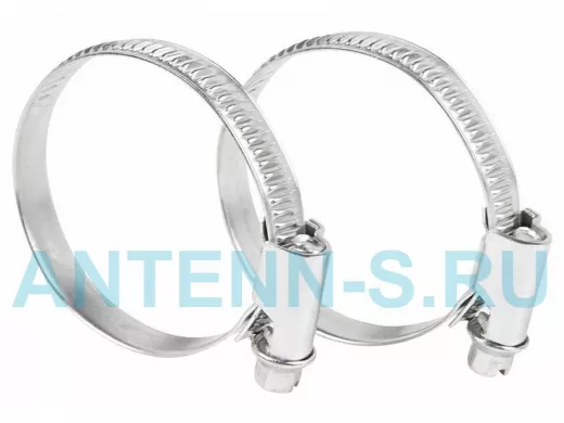 Хомут червячный цинк  32-50 мм 