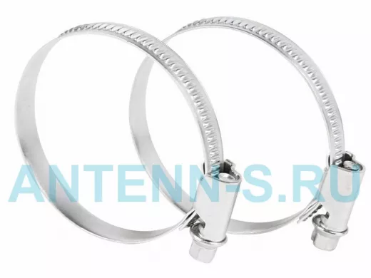 Хомут червячный цинк  40-60 мм 