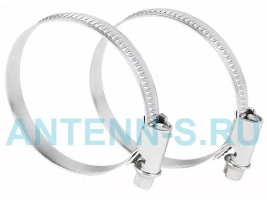 Хомут червячный цинк  50-70 мм 