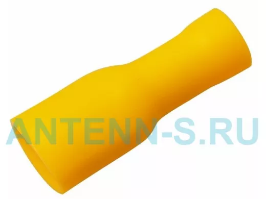 Клемма плоская полностью изолированная гнездо 7.4 мм 4-6 мм.кв. (РППи-м 6.0-(6.3)) REXANT