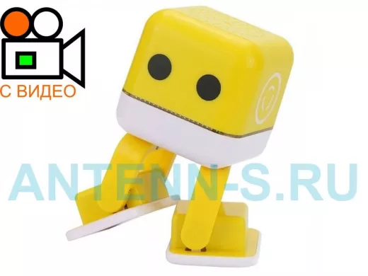 Колонка Bluetooth  F-666 Танцующий робот, аккумулятор, зарядка microUSB, громкий динамик