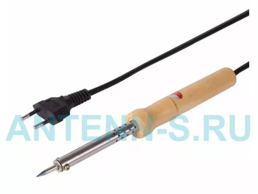 Паяльник  40Вт 220В "PLK-28512" деревянная ручка (блистер)