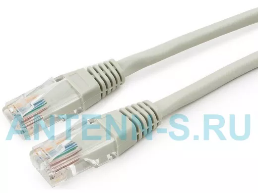 Патч-корд Cablexpert PP10-0.5M кат.5e, 0.5м, медный UTP литой, многожильный (серый) PP10-0.5M