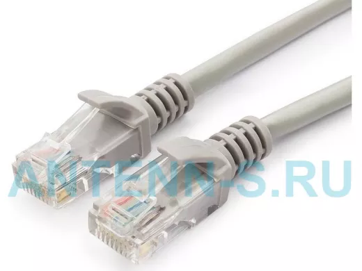 Патч-корд Cablexpert PP12-10M кат.5e, 10м, UTP литой, многожильный (серый) PP12-10M