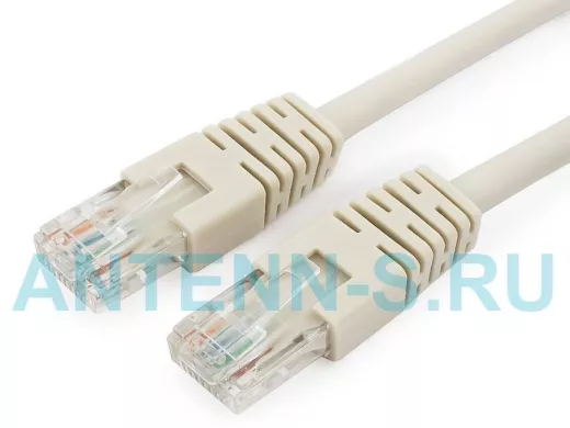 Патч-корд Cablexpert PP6U-1M кат.6, 1м, UTP литой, многожильный (серый) PP6U-1M