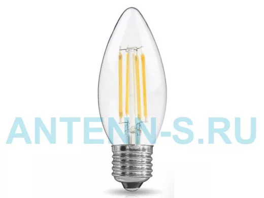 Светодиодная лампа  REV FILAMENT свеча C37 E27 7W, 2700K, DECO Premium теплый свет