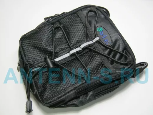 BB1508/1  Сумка для СD - плеера и 8 дисков , черного  цвета с сеткой