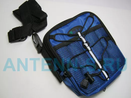 BB1508/2  Сумка для СD - плеера и 8 дисков , синего/черного цвета с сеткой