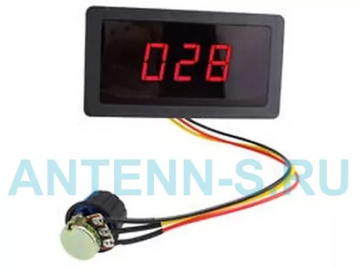 Регулятор скорости мотора (ШИМ) DC 6-30В 150 Вт , дисплей