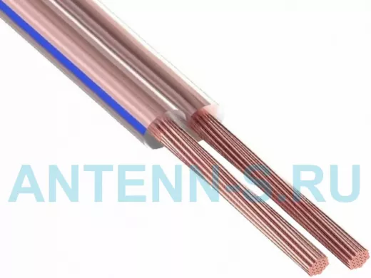 Кабель акустический прозрачный 2х0,25 мм.кв. (23 Ga) BW7701 Belsis BW7701