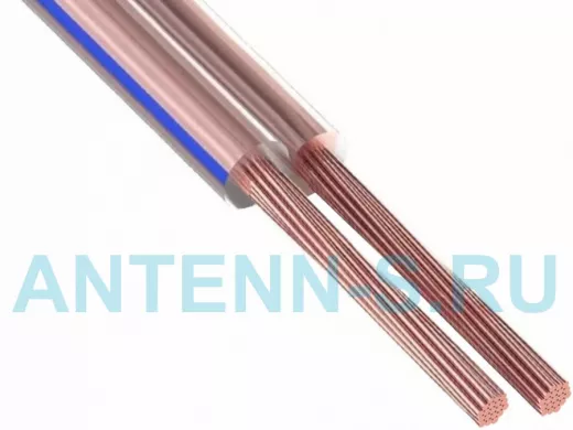 Кабель акустический прозрачный 2х6,0 мм.кв. (9 GA) BW7709 Belsis, 100м