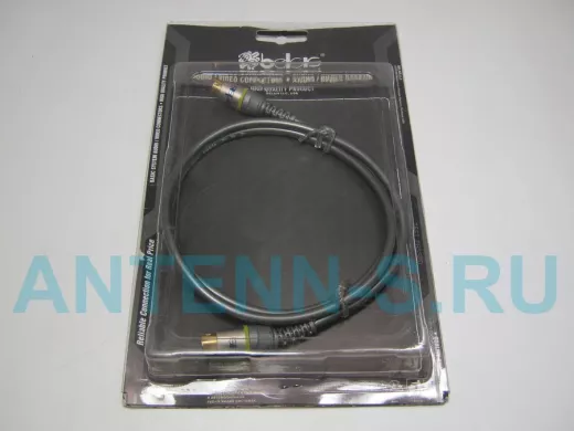 BW1571 Видеокабель Silwer-line S-VHS GOLD вилка/S-VHS GOLD вилка, 1.0м  4pin