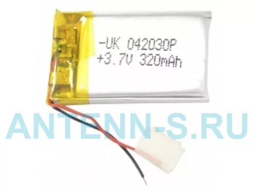 Аккумулятор универсальный 4/20/30мм (3.7v) 320mAh
