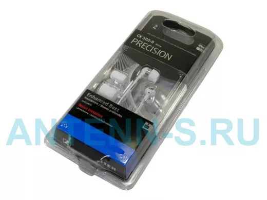 Наушники Sennhsr, Precision Enhanced Bass CX 300-2, белые (079)