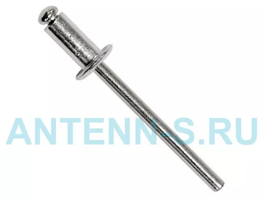 Заклепка алюминий/сталь 4,8х8 (500шт) за488  2,366