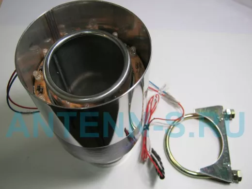 Насадка на глушитель 221L с синей и красной подсветкой