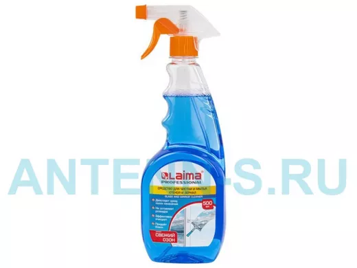 Средство для мытья стекол и зеркал 500мл "BR-78637" PROFESSIONAL распылитель