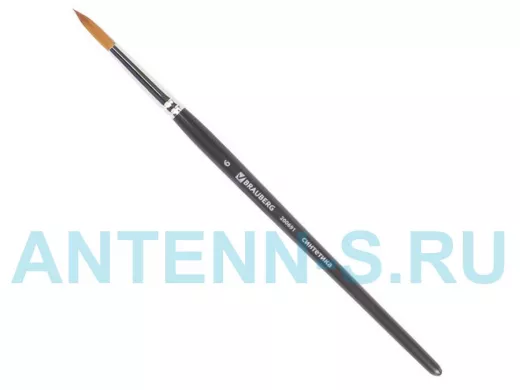 Кисть художественная проф. "BR-80182" ART CLASSIC, синтетика мягкая под колонок, кругл, № 6, кор руч