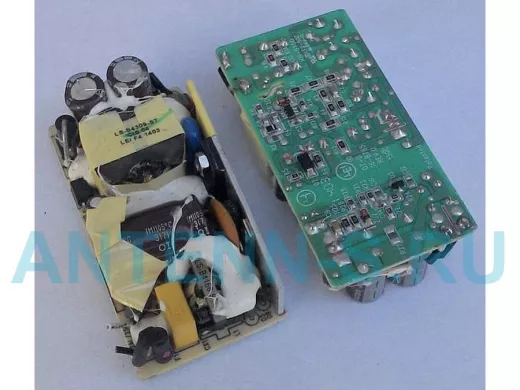 Плата импульсного БП вход 100-240В., вых 48В, 1А  "BP-81176" 74*38*25мм.