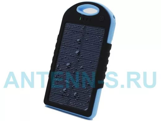 Внешний аккумулятор  8000 mAh, Power Bank SHP-2106SL А50 (факт.3500 мАч) солнечная батарея и панель