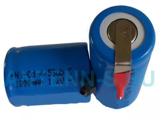 Аккумулятор для шуруповерта SUNRISING Ni-Cd 4/5SC 1300 мАч, (10C) с лепестками