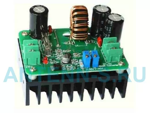 Модуль DC-DC повышающий вход 10-60В выход 12-80В с регулятором тока до 10А, 600Вт  "BP-81463"
