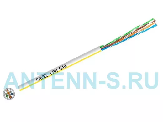 Кабель UTP витая пара  CAVEL LAN540  Кабель UTP 5е кат. 300м  UTP-300 MHz  ITALY