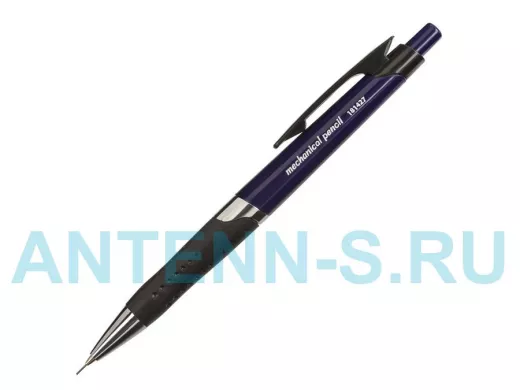 Карандаш механический "BR-83008" "Dash", корпус темно-синий, хромированные детали, грип, 0,5 мм
