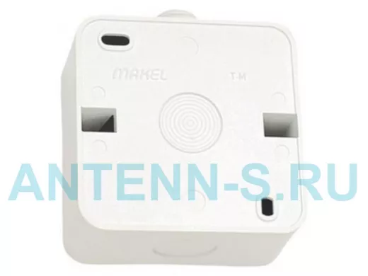 MAKEL  коробка накладная бел 10010, M10