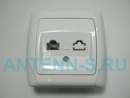 Vi-ko Carmen бел  комп+гнездо САТ 5 561032