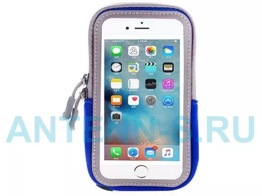 Орбита OT-SMH10 Синий чехол-нарукавник для смартфона