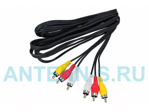 Шнур 3тюльпана / 3тюльпана  5м FD-5022  REXANT